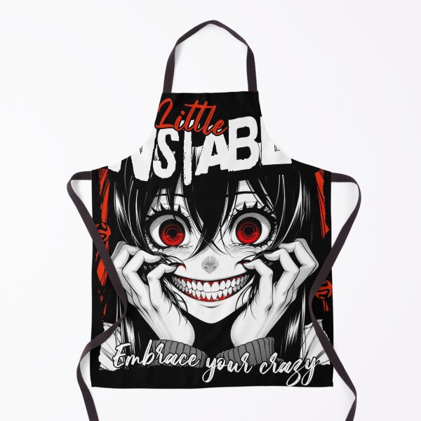 Item preview, Embrace Your Crazy - Evil Cute Anime Sarcasm Anxiety Gift designed and sold by InkyGenies.