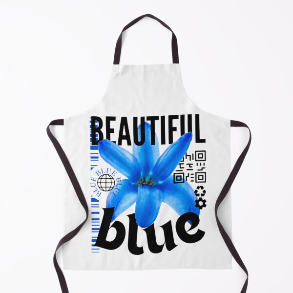 Item preview, Blue Flower with Black Text designed and sold by AveryZi.