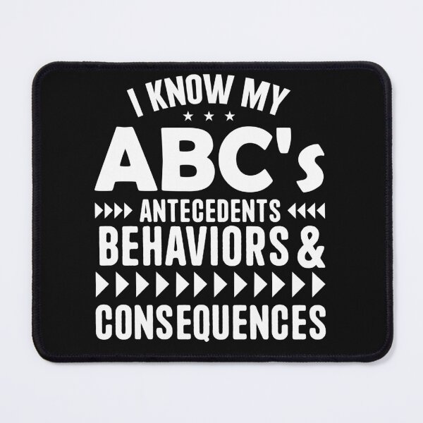 Item preview, funny i know my ABC's behavior analyst therapist psychologist gift idea designed and sold by uniqueyou12.