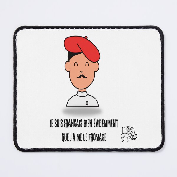 Item preview, A French avatar with his cheese title designed and sold by ARTofBito.
