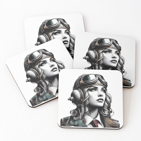 Item preview, WOMAN AVIATOR designed and sold by MargoGallery.