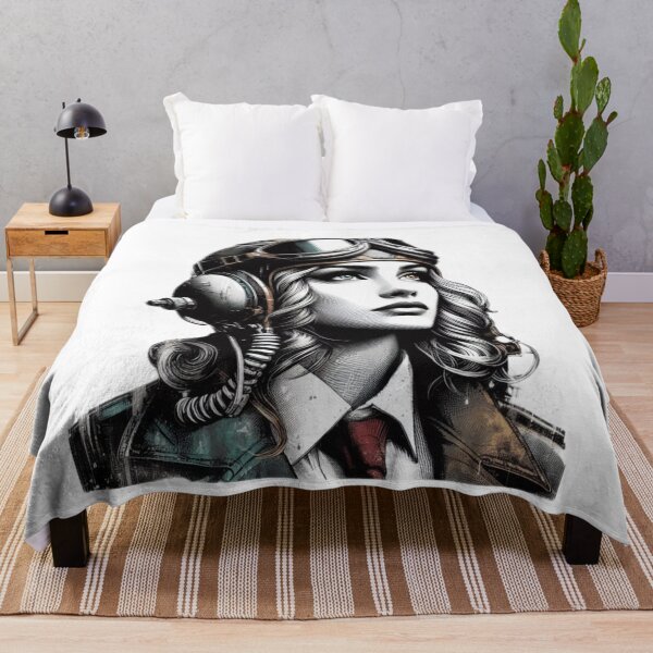 Item preview, WOMAN AVIATOR designed and sold by MargoGallery.