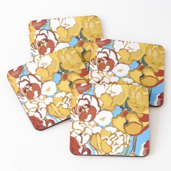 Item preview, Floral abstract pattern designed and sold by stavina.