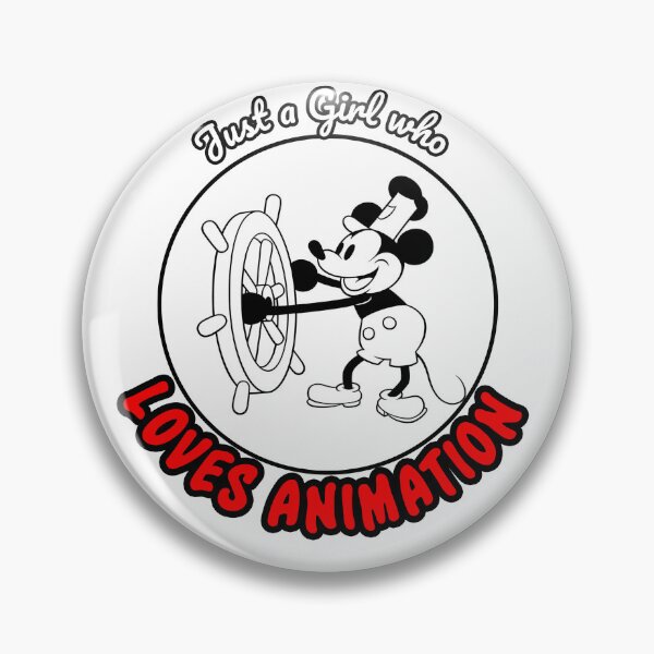 Artikelvorschau, Nur ein Mädchen, das Animation liebt! Steamboat Willie inspiriertes T-Shirt entworfen und verkauft von FunMonkeyDesign.