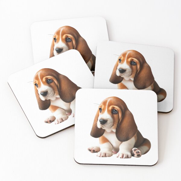 Item preview, Basset Hound Puppy designed and sold by CardsStudio.