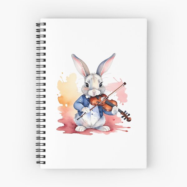 Item preview, Bunny playing violin designed and sold by the lesser known.