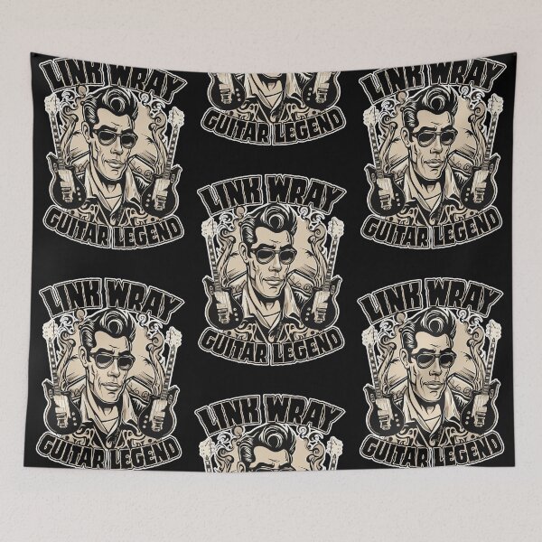 Item preview, Link Wray Guitar Legend designed and sold by DaveSavageArt.