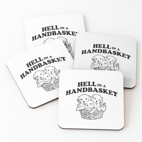 Item preview, Hell in a handbasket designed and sold by MadeUpHoliday.