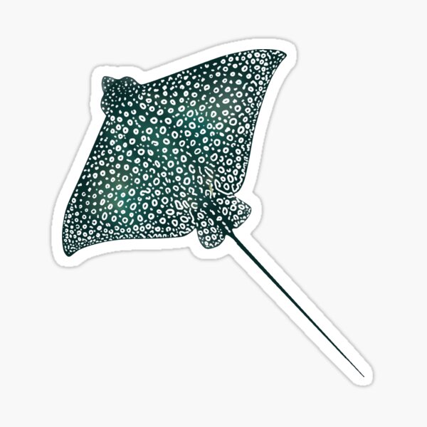 Spotted Eagle Ray Sticker