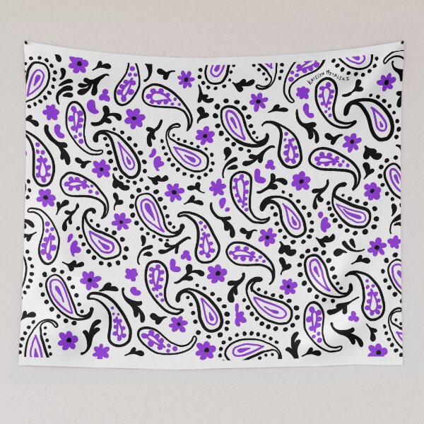 Item preview, Paisley Purple and Black designed and sold by KatelynMitalski.