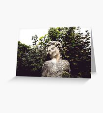 Fairey in an Irish Garden Vintage Photograph Greeting Card