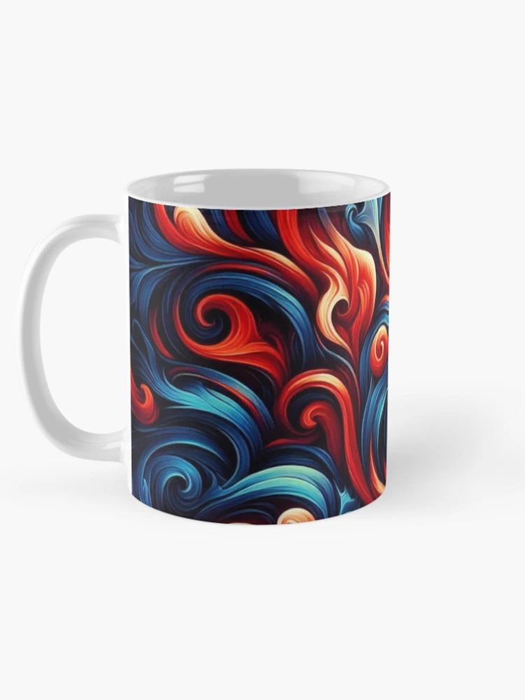 Thumbnail 5 of 6, Coffee Mug, Devil Colors Pattern designed and sold by Rui Fernandes.