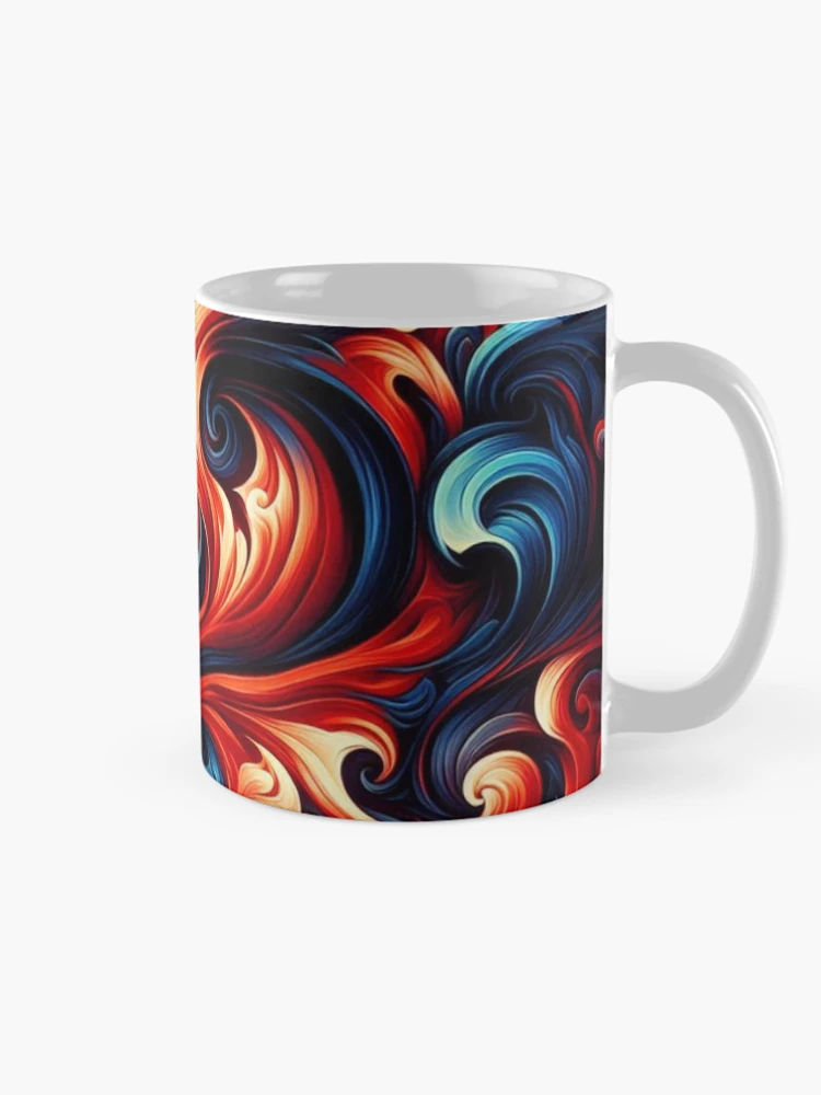 Thumbnail 3 of 6, Coffee Mug, Devil Colors Pattern designed and sold by Rui Fernandes.