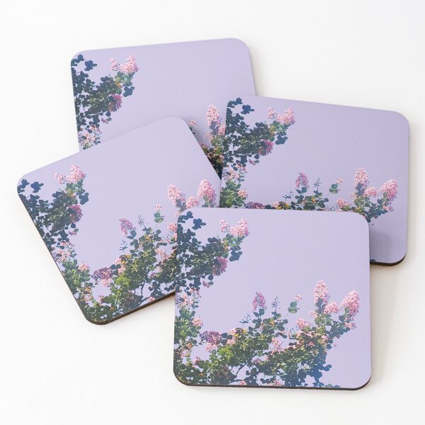 Item preview, Leftside Overlay Pink Floral Trees (Cottagecore, Vintage) designed and sold by Rapunzelsfiles.