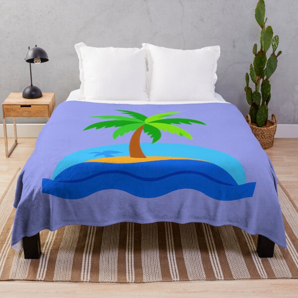 Item preview, Paradise in Blue: Lone Palm Tree designed and sold by TaruHonu.