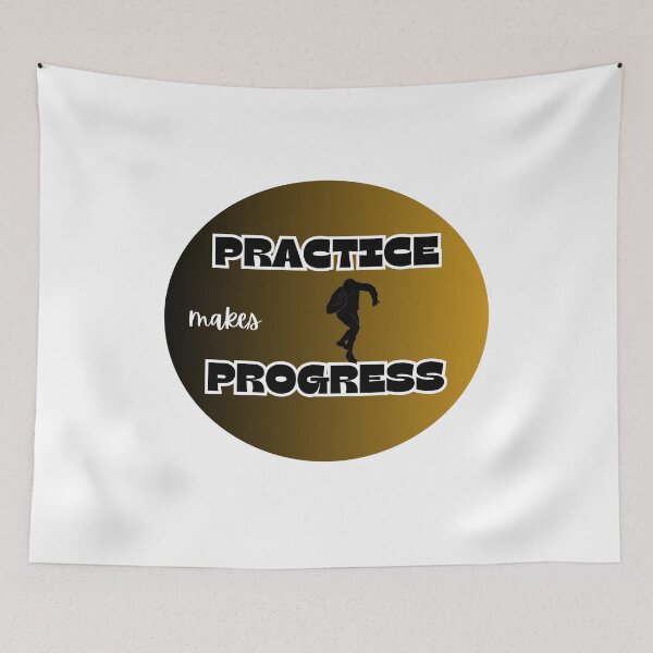 Item preview, practice makes progress shot put designed and sold by IFarty.