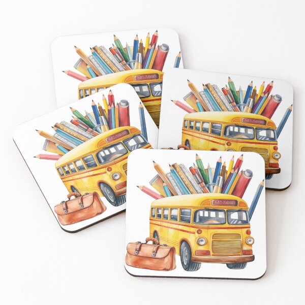 Item preview, Back to School - School Bus designed and sold by GiraffeCreative.