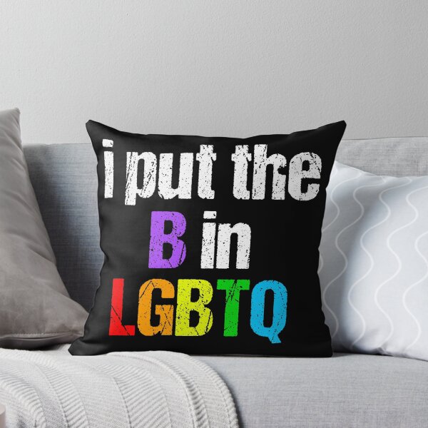 Item preview, Humor bisexual Pongo la B en LGBTQ designed and sold by Epic Love Designs.