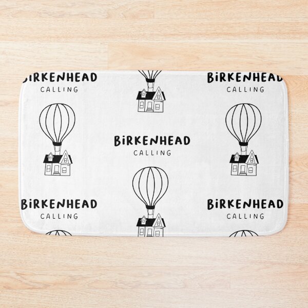 Item preview, Birkenhead Calling - Fun Hot Air Balloon and House Drawing | City in England / UK designed and sold by RM-Journey.