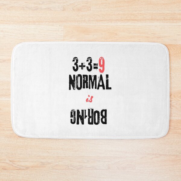 Item preview, Normal is Boring - Unique and Quirky Typography Design designed and sold by Colorful-Garden.