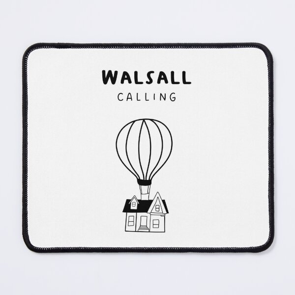 Item preview, Walsall Calling - Fun Hot Air Balloon and House Drawing | City in England / UK designed and sold by RM-Journey.