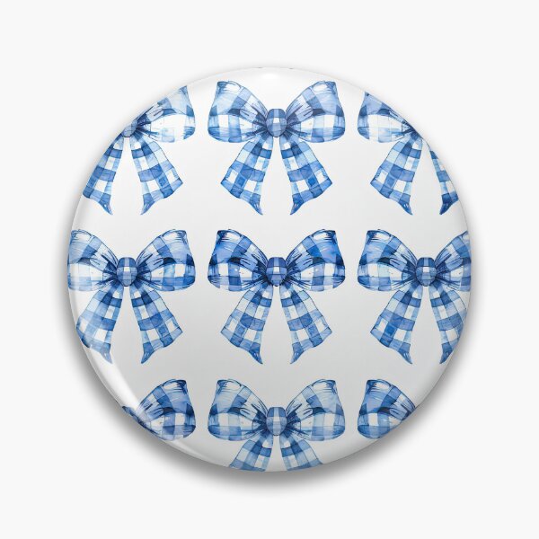 Item preview, Blue and White Gingham Bows designed and sold by cath-elizabeth.