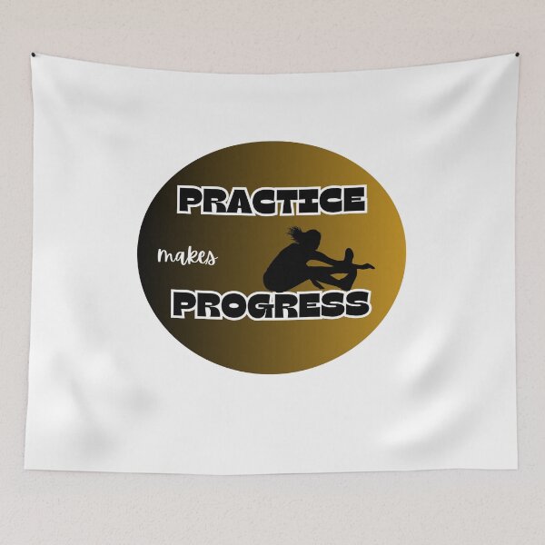 Item preview, practice makes progress, jump designed and sold by IFarty.