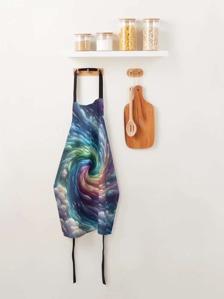 Thumbnail 4 of 6, Apron, Hurricane Swirl Pattern designed and sold by Rui Fernandes.