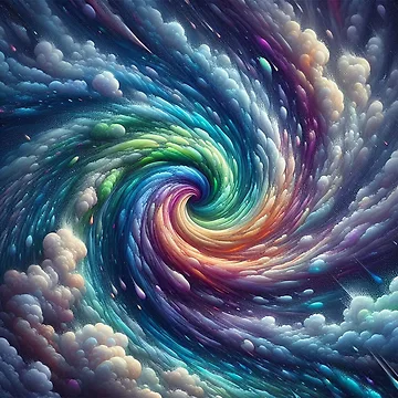 Artwork thumbnail, Hurricane Swirl Pattern by Rui Fernandes