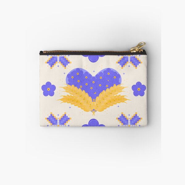 Item preview, Ukrainian blue and yellow seamless pattern designed and sold by OM-lova.