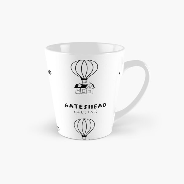 Item preview, Gateshead Calling - Fun Hot Air Balloon and House Drawing | City in England / UK designed and sold by RM-Journey.
