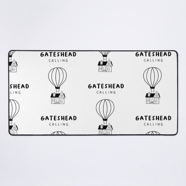 Item preview, Gateshead Calling - Fun Hot Air Balloon and House Drawing | City in England / UK designed and sold by RM-Journey.