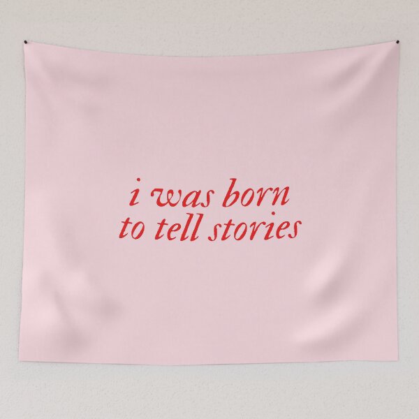 Item preview, i was born to tell stories designed and sold by mydoodlesateme.