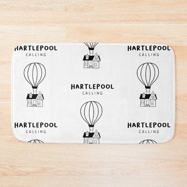 Item preview, Hartlepool Calling - Fun Hot Air Balloon and House Drawing | City in England / UK designed and sold by RM-Journey.