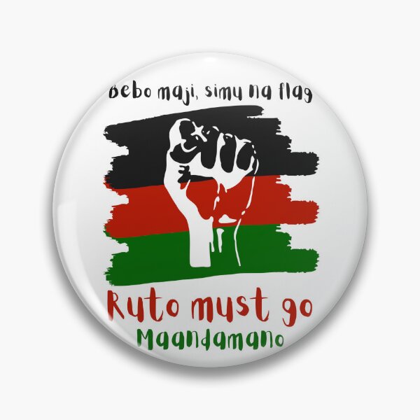 Item preview, Bebo maji, simu na flag. Ruto must go Maandamano. Kenya Protest designed and sold by Rebel-Design.