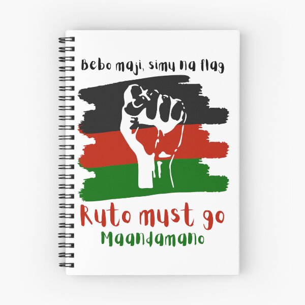 Item preview, Bebo maji, simu na flag. Ruto must go Maandamano. Kenya Protest designed and sold by Rebel-Design.