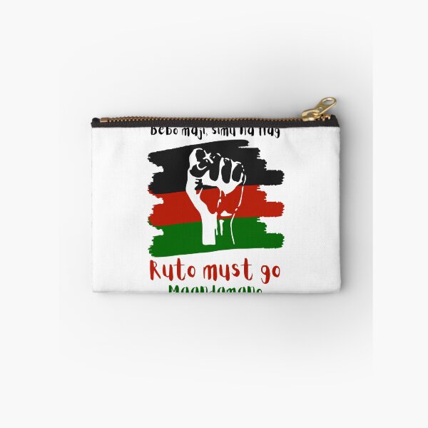 Item preview, Bebo maji, simu na flag. Ruto must go Maandamano. Kenya Protest designed and sold by Rebel-Design.