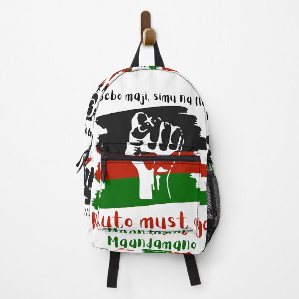 Item preview, Bebo maji, simu na flag. Ruto must go Maandamano. Kenya Protest designed and sold by Rebel-Design.