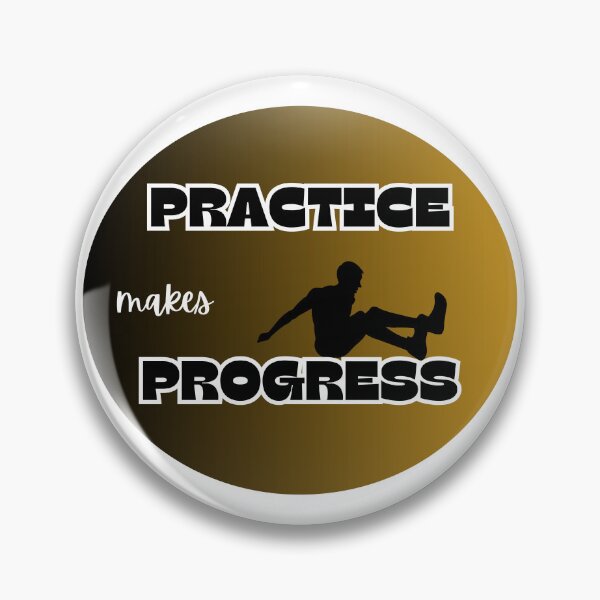Item preview, practice makes progress, jump designed and sold by IFarty.