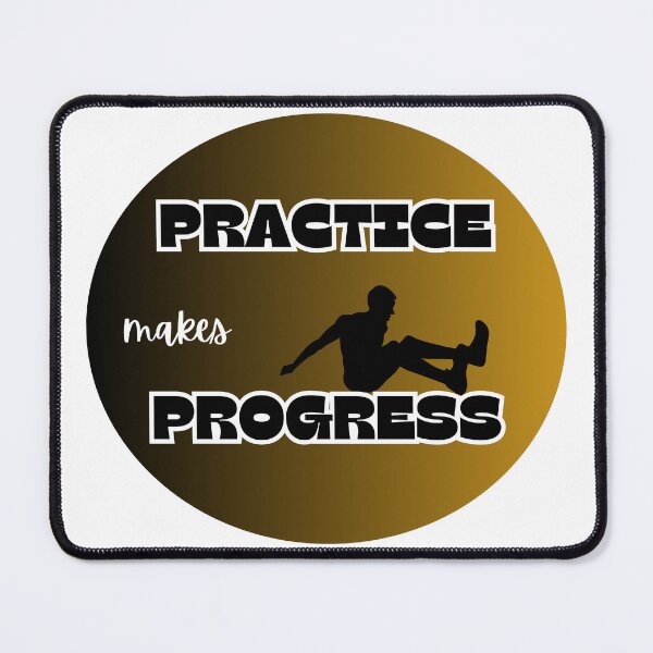 Item preview, practice makes progress, jump designed and sold by IFarty.