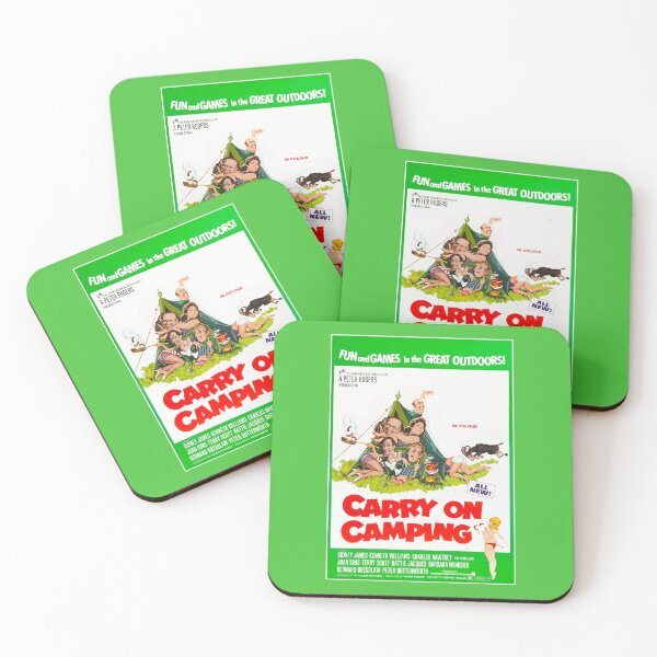 Item preview, Vintage 60s Style CARRY ON Poster Art - Carry On Camping designed and sold by Michaelofthe80s.