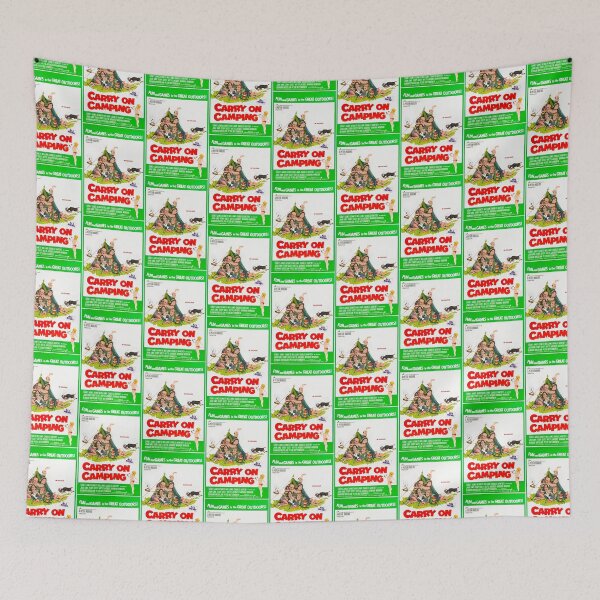 Item preview, Vintage 60s Style CARRY ON Poster Art - Carry On Camping designed and sold by Michaelofthe80s.