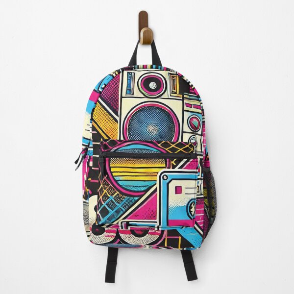 Item preview, 80s Boombox and Cassette Tape Design designed and sold by Gold Turtle  Lina.