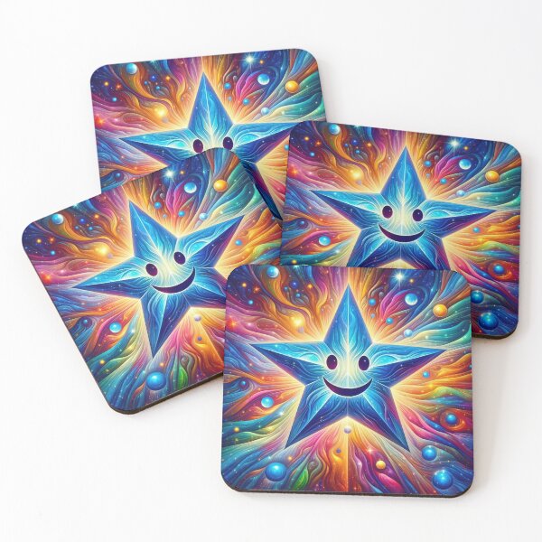 Item preview, Five-pointed Star Colorful Fantasy designed and sold by Simplybe1.