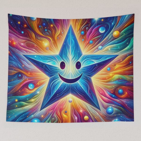 Item preview, Five-pointed Star Colorful Fantasy designed and sold by Simplybe1.