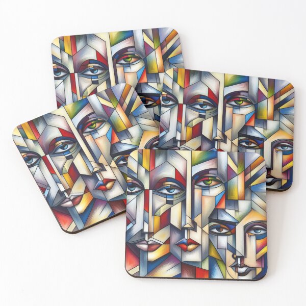 Item preview, Cubism Portraits: Multifaceted Faces, Multiple Stories designed and sold by Rui Fernandes.