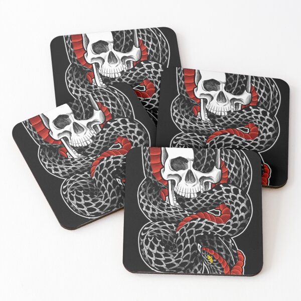 Item preview, Ouroboros - Skull and Serpent  designed and sold by insidelukeshead.