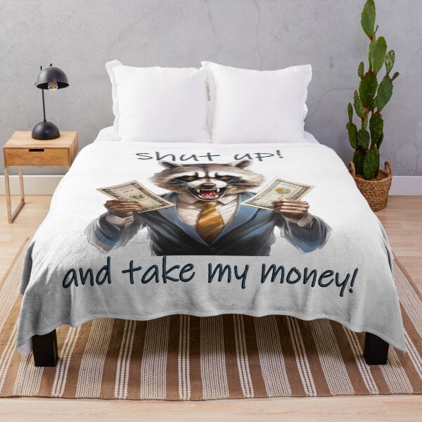 Item preview, Shut up and take my money! Raccoon with money designed and sold by Eamornia.