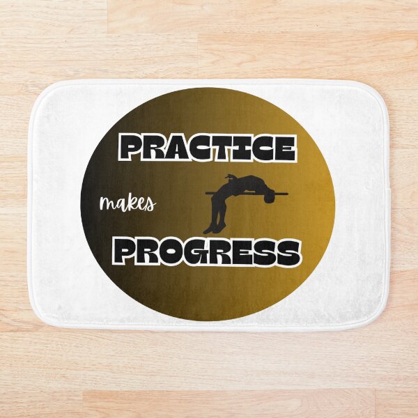 Item preview, practice makes progress, high jump designed and sold by IFarty.