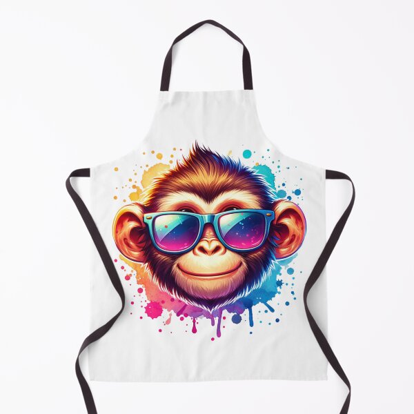Item preview, Cool monkey with colors designed and sold by SekoOne.